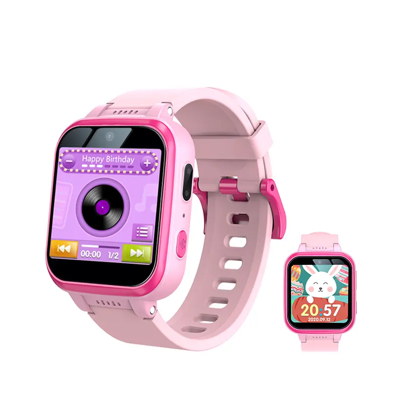 Smartwatch infantil de 1.54 ", smartwatch com câmera dupla, lanterna de vídeo, pedômetro, estudo, ótimo presente para crianças