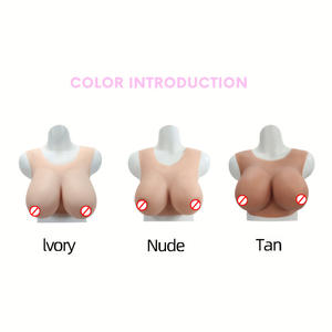 Payudara palsu silikon payudara palsu Payudara palsu pembentuk cangkir besar plat payudara Transgender Cosplay Drag Queen silikon - Product Image 6