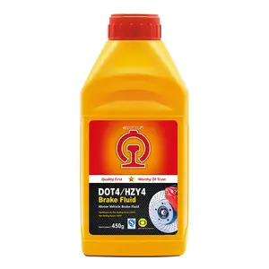 Tieyuda Hoge Kwaliteit Dot4 Auto Hydraulische Remolie 450G Plastic Fles Lage Prijs Basisolie Samenstelling Groothandel Leverancier