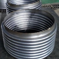 Compensateur circulaire hydraulique automatique extenseur conduit d'air coude soufflet métallique formant la machine à joint de dilatation