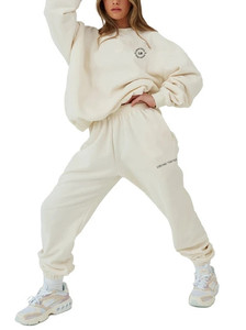 Nuova moda <span class=keywords><strong>tuta</strong></span> di cotone Hody Sudaderas Algodon Para Mujer felpe con cappuccio Unisex girocollo felpe - Product Image 2