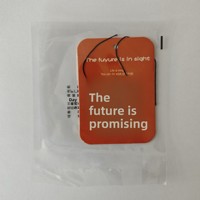 Diffuseurs de parfum pour voiture parfum thé, pendentifs suspendus, cartes décoratives pour voiture avec messages de vœux