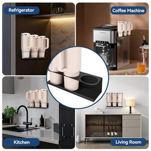 Water Bottle Organizer for Stanley 30&40 oz Tumbler Metal Stanley Cup Organizer with Magnetic for Kitchen <b>Fridge</b> Cabinet - Product Image 6