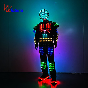 Costume lumineux LED, tenue <span class=keywords><strong>futuriste</strong></span> confortable et accrocheuse pour les spectacles sur scène, les fêtes, les festivals, les défilés - Product Image 2