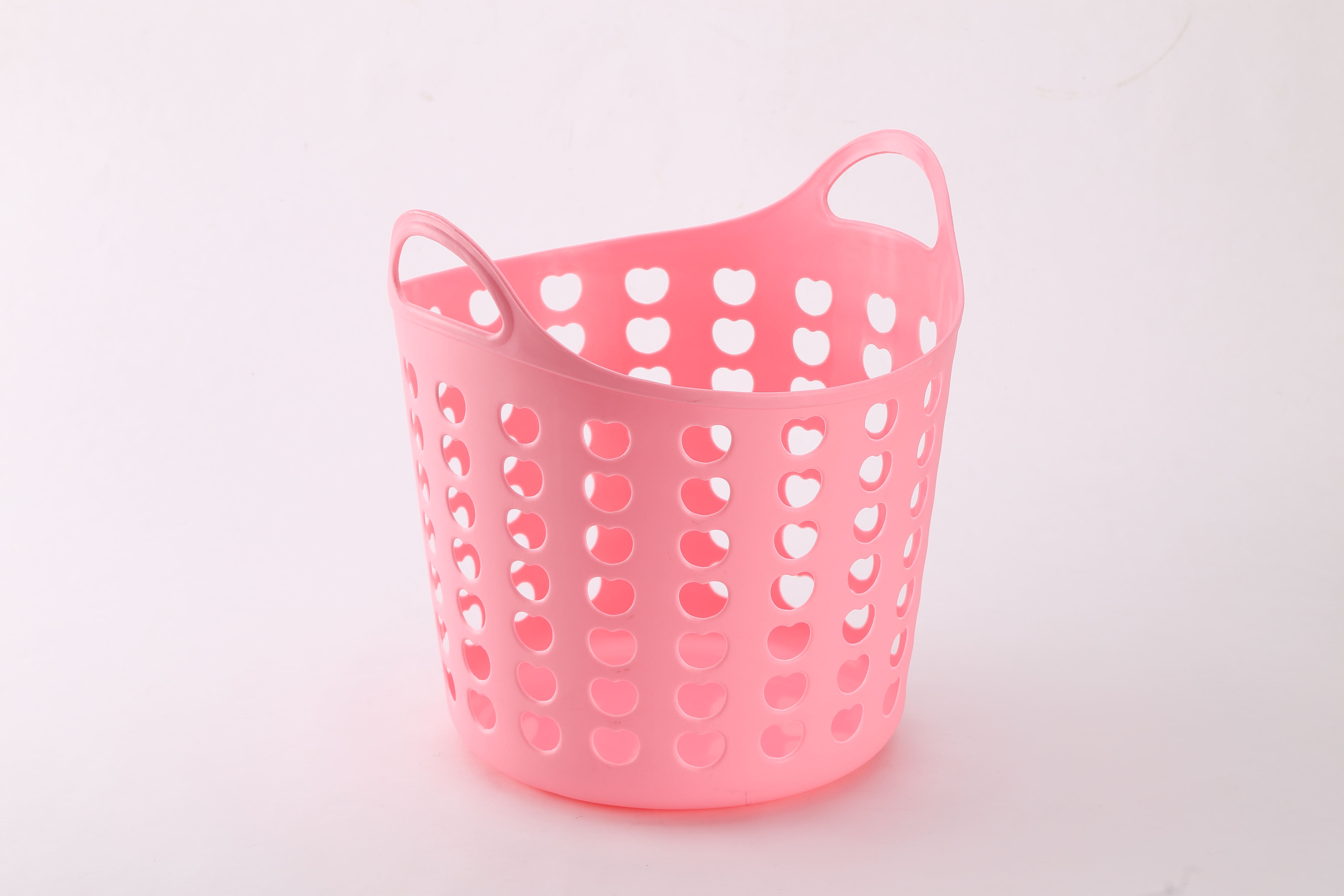 Relaxdays Cesto Portabiancheria Pieghevole Rosa - 37 Litri, Con Manici, 61x45,5x27 Cm - Foto 10