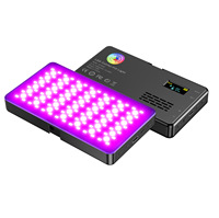 Portable Pocket RGB Photographie Éclairage Selfie Fill Light LED Vidéo Lumières photographie accessoire