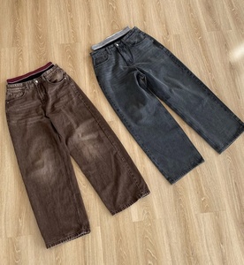 <span class=keywords><strong>Boyfriend</strong></span> produttore di alta qualità Custom Wide Leg Acid Wash Bootcut Vintage svasato svasato Denim pantalone <span class=keywords><strong>Jeans</strong></span> per <span class=keywords><strong>uomo</strong></span> - Product Image 2