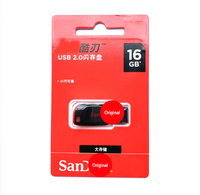 Clé USB de bureau compatible avec Sandisk Mini 2.0, CZ50 Cool Blade, capacité de 8 Go à 128 Go, clé USB en métal