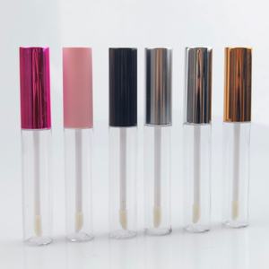 หลอดบรรจุลิปกลอสแบบเติมได้ ขนาด 5 มล. 10 มล. สีขาวโรสโกลด์ สำหรับบรรจุภัณฑ์ลิปกลอส ขายส่งราคาโรงงาน - Product Image 1