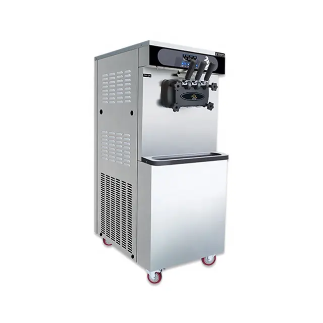 Commercial 3 Flavors soft serve ice cream machine 20-28kg/h/ ice cream machine maker