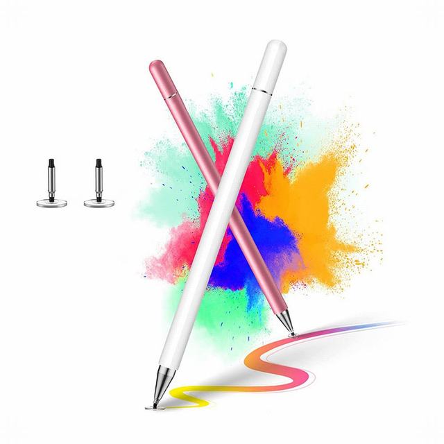Passive Capacitive Touch Stylus Pens with Magnetic Cap Universal Compatibility for iPad Android No Lag Aluminum Alloy