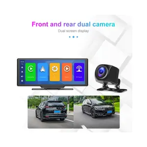 10.26 Car GPS Navigation DVR Camera BT Carplay Voice Europe Map Car Play 64GB Truck Gps Navigator AHD Reverse Cameras For Cars