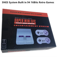 Console de jeux rétro classique SNES 16 bits avec 94 jeux intégrés