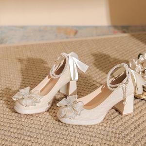 Nouvelles Chaussures Plates Mary Jane Style Français Été-Automne 2026, Rétro Britannique, à Semelle Épaisse en Cuir, Talon Carré - Product Image 3