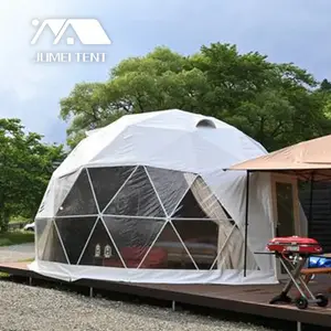 露营圆顶帐篷6m直径户外冬季雪野营温室帐篷圆顶