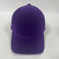 Vente en gros Casquette de baseball en velours concassé vierge unisexe Casquettes en velours chaud pour l'hiver avec broderie personnalisée et logo