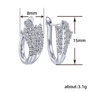 Eleganti Orecchini a Clip in Ottone per Donne, Design Semplice e alla Moda, Geometrici e Classici - Product Image 5