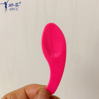 JZ spatule en plastique rouge Rose pour crème cosmétique