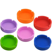 Cendrier écologique incassable, coloré, durable, antidérapant, résistant à la chaleur, multifonctionnel, portable, sur mesure, certifié CE/FCC/ROHS
