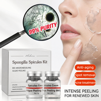 99% Pure Spongilla Spicules Kit Bio Melasma Algae Seaweed Peeling Exfoliation Collagen Stimulating Anti-Wrinkle Skin Renewal Set
