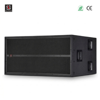 TTS56A Double Subwoofer DJ 21 pouces 6000W Son Professionnel Système Audio pour Événements Double Subwoofer 21 pouces
