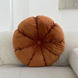 Jiuyi <span class=keywords><strong>Coussin</strong></span> Citrouille en Velours <span class=keywords><strong>Multicolore</strong></span> Haute Qualité, Doux, Moelleux et Épais, Confortable pour Fauteuil ou Décoration de Canapé - Product Image 5