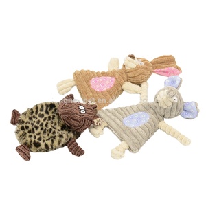 Ev hayvanı ürünü yumuşak peluş tavşan fil hayvan şekli Pet oyuncak gıcırtılı hiçbir doldurma köpek çiğnemek oyuncak - Product Image 1
