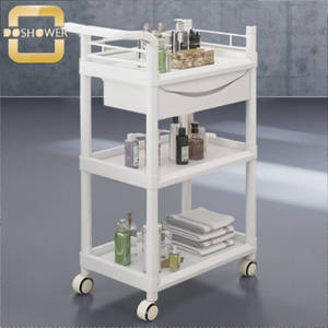 Carrito de estudio cosmético de <span class=keywords><strong>belleza</strong></span>, carro de clínica estética, carro de esteticistas para Carro de color blanco con ruedas - Product Image 2