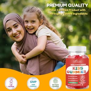 Gomitas multivitamínicas para niños Biocaro con vitamina D3 K2, vitamina B12, B6, vitamina A C y suplemento de zinc para el apoyo inmunológico - Product Image 4