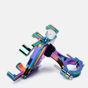 YH3202 équipement d'équitation de vélo support de téléphone portable coloré, support de téléphone portable en alliage de moto de montagne de vélo électrique - Product Image 5