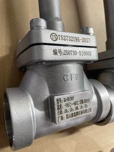 Válvula de Cierre Criogénico Manual DJ61F40P DN50 OEM para Almacenamiento a Granel de GNL, LO2, LN2, LAr, CO2, 4.0MPa Airmass - Product Image 2