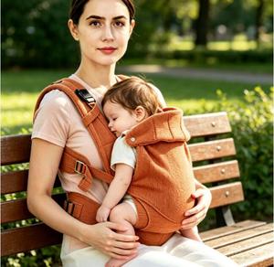 Porte-bébés ajustables, porte-bébé confortable, sling pour nouveau-né et enfant en bas âge avec support de tête, léger, enveloppant, ergonomique - Product Image 6