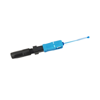 Konektor Serat Optik Sambungan Hot Melt SC UPC/APC Single Mode SM FTTH untuk Kabel Drop Fiber dan Panel Patch Center ODF