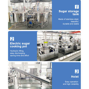 Línea de producción de barra de <span class=keywords><strong>chocolate</strong></span> completamente automática HNOC, barra de fecha, máquina de hacer Fecha, barra de energía, línea de productos - Product Image 4