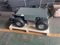 Châssis de robot tout-terrain à quatre roues avec transmission différentielle, châssis UGV pour robot industriel