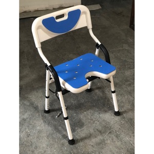 Tabouret de salle de bain pliable pour personnes âgées, capacité de charge de 150 kg, chaise de douche antidérapante en alliage d'aluminium, pour toilettes et bain - Product Image 3