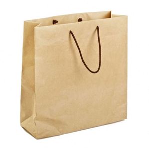 Top-ranking Product Wholesale Custom logo Eco Friendly Brown Fast Food Take Away Kraft Paper <b>Bag</b> - Product Image 2