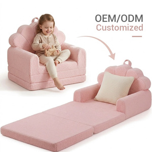 Sofá <span class=keywords><strong>Infantil</strong></span> 2 en 1 con Protección de Cierre OEKO-TEX, Sofá <span class=keywords><strong>Plegable</strong></span> para Niños, Sillón Reclinable para Niños, para Sala de Estudio - Product Image 1