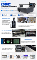 Mesin digital besar industri i3200 2/3/4/6/8 kepala G5 G6 efek 3d papan kaca kayu inkjet led uv dtf printer flatbed