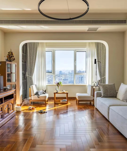 Suelo de Madera de Roble Blanco Impermeable para Ingeniería, Acabado Liso Oscuro de Alto Brillo, Madera Rústica de Ingeniería con Sistema de Clic, Flotante para Exteriores - Product Image 2