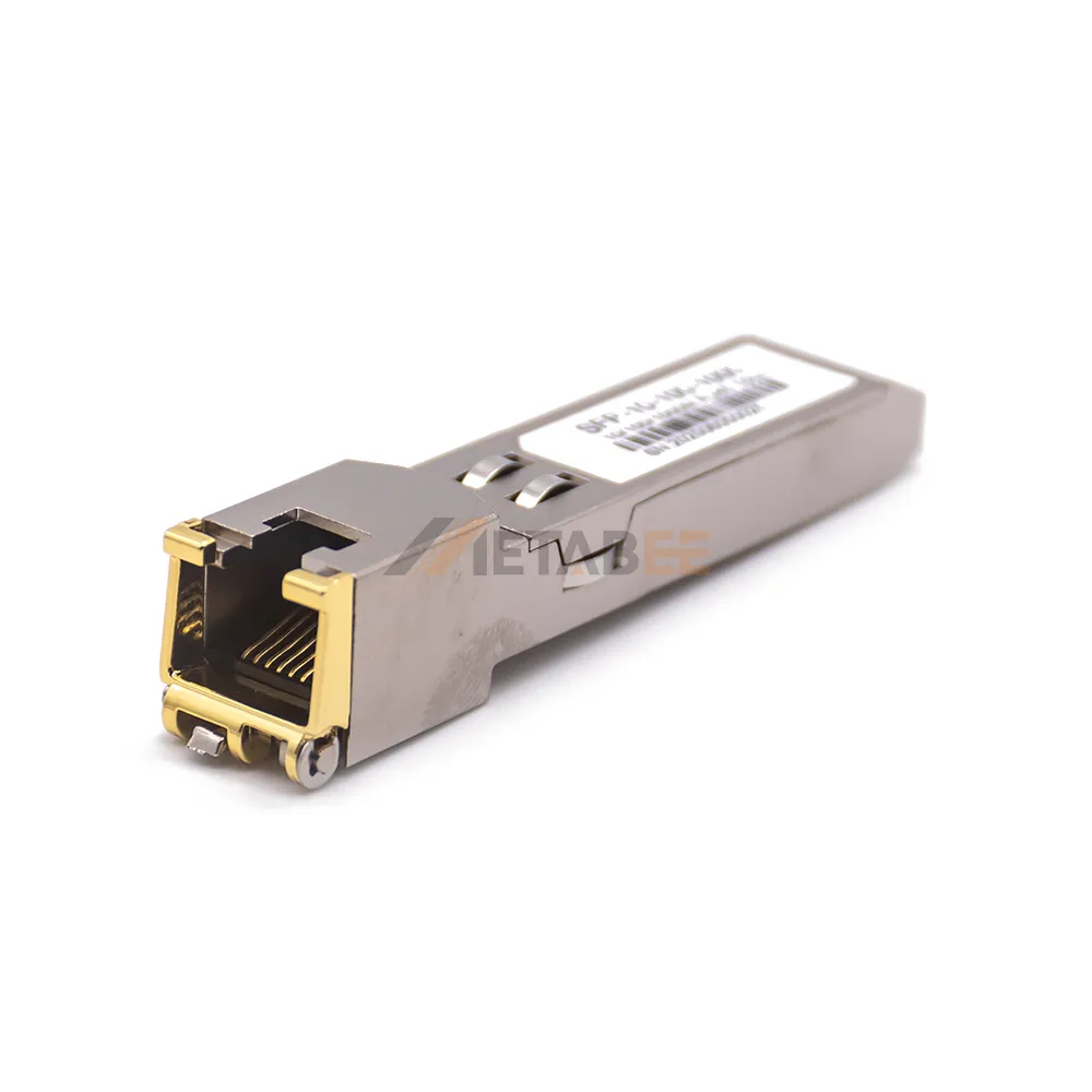 Glasfaser-SFP-Transceiver-Modul Adaptives Kupfer SFP RJ45 10M 100M 1000M 100M IP-Router Ethernet 2-Port Iptv Box Ftth Router