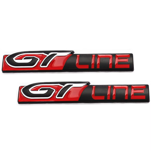 Autocollant d'emblème de voiture personnalisé GT Line, badge métallique pour <span class=keywords><strong>Ford</strong></span> F150 Kia <span class=keywords><strong>Mustang</strong></span> Truck Motorcycle - Product Image 5