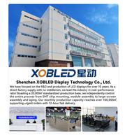 Pantalla LED Curva para Exteriores XOB P6.67 a Todo Color, 4K HDR, IP66 Impermeable, Legible Bajo la Luz Solar, Compatible con CMS Multiusuario, Garantía de 5 Años