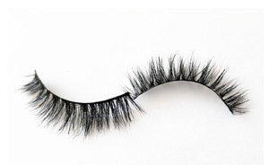 <span class=keywords><strong>Cils</strong></span> en fourrure de vison 3D 100% naturels, couleur noire - Product Image 5