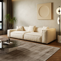Canapé sectionnel moderne en cuir véritable de vachette pleine fleur, style minimaliste italien, rembourré en éponge, personnalisé en usine