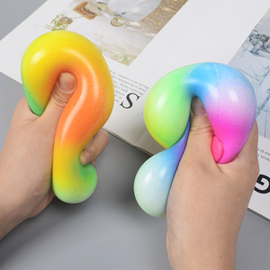 ลูกบอลบีบคลายเครียดสีรุ้ง ของเล่นเสริมพัฒนาการทางประสาทสัมผัส บรรเทาความเครียด ลดความวิตกกังวล ลูกบอลคลายเครียด DNA - Product Image 6