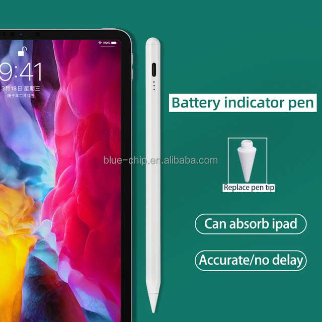 Yanchentian Capacitive Active Digital Soft-Touch Smart Notebook Smart Pen for Stylus Pen for Apple Ipad 2018 2019 2020 2021 2022