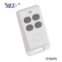 YET2208 433mhz Control Remoto Inalámbrico RF de 4 Teclas con Código Variable para Puerta de Vidrio Automática, Toldo, Abridor de Pabellón