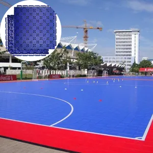 Ubin Yang Saling Terkait Atletik Pp Lantai Lapangan Olahraga Bahan Permukaan Lapangan Basket