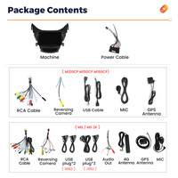 Mekede M — lecteur dvd de voiture, avec navigation gps et bluetooth, écran IPS 2.5D, Android, 2 go + 32 go, contrôle vocal, pour Hyundai Elantra 2011 2012, 2013